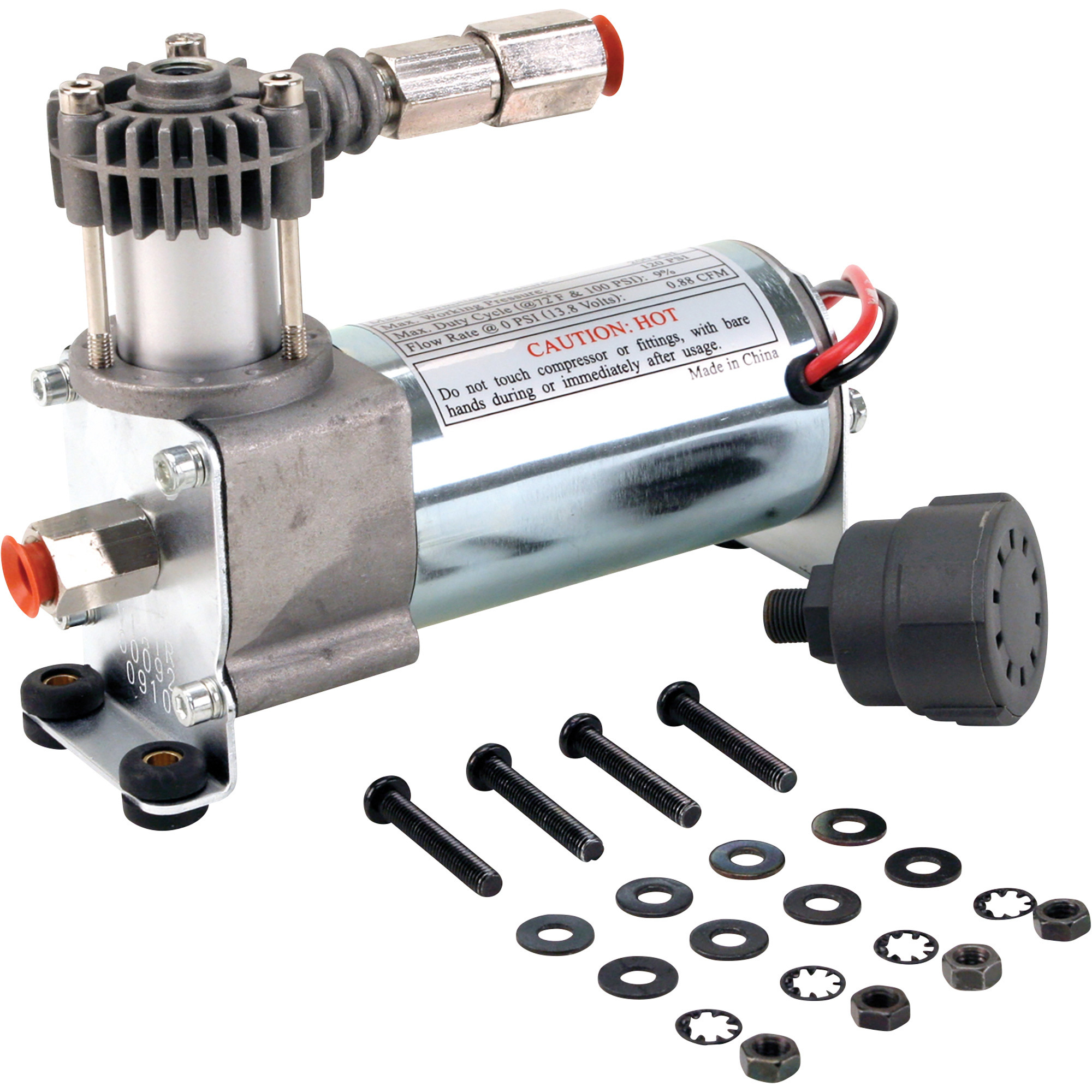 VIAIR 92C Compact Electric Air Compressor Kit , 120 PSI, Model# 92c